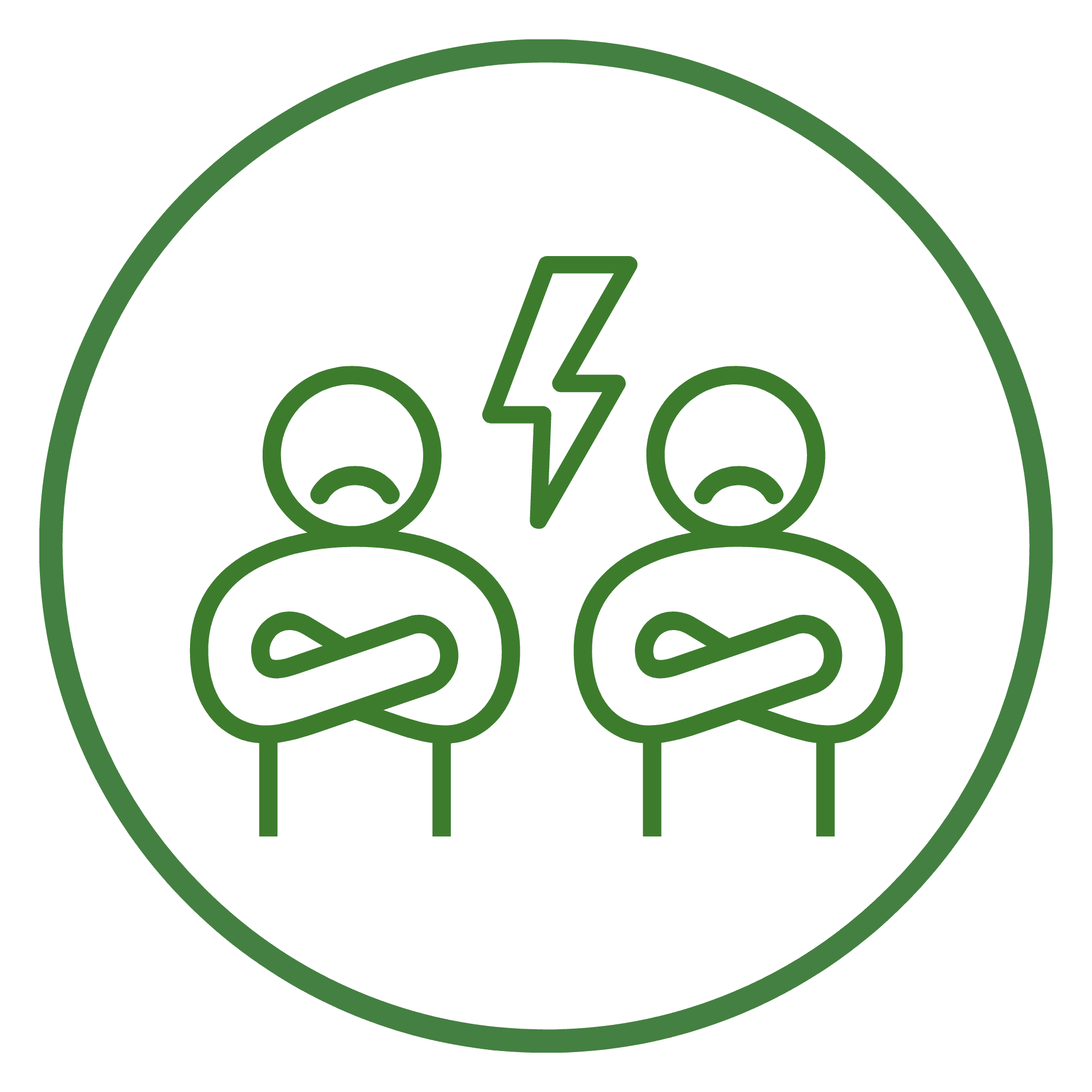 conflict icon family
